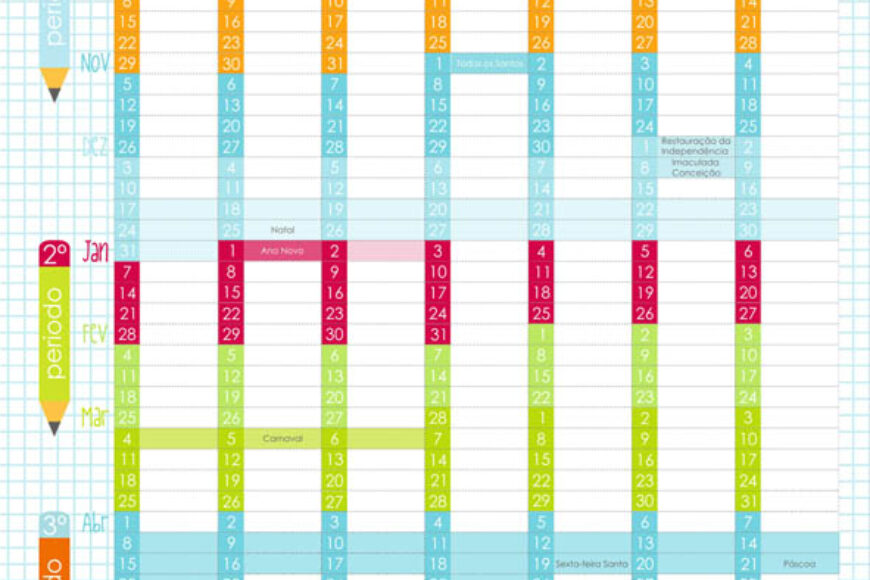 Novamente o calendário escolar
